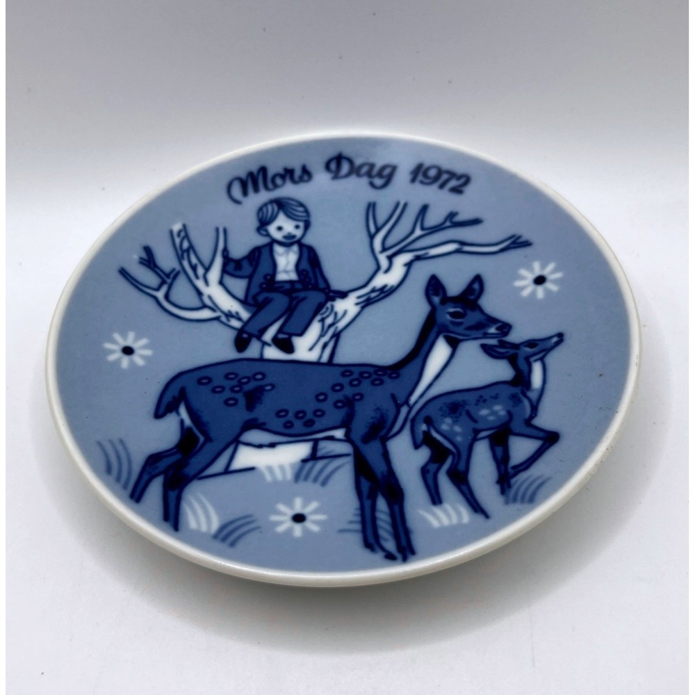 Porsgrund 1972 Mother's Day Plate – Limited Edition Norway Porcelain